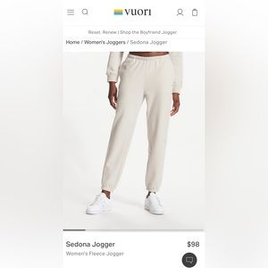 Vuori Women’s Sedona Fleece Jogger